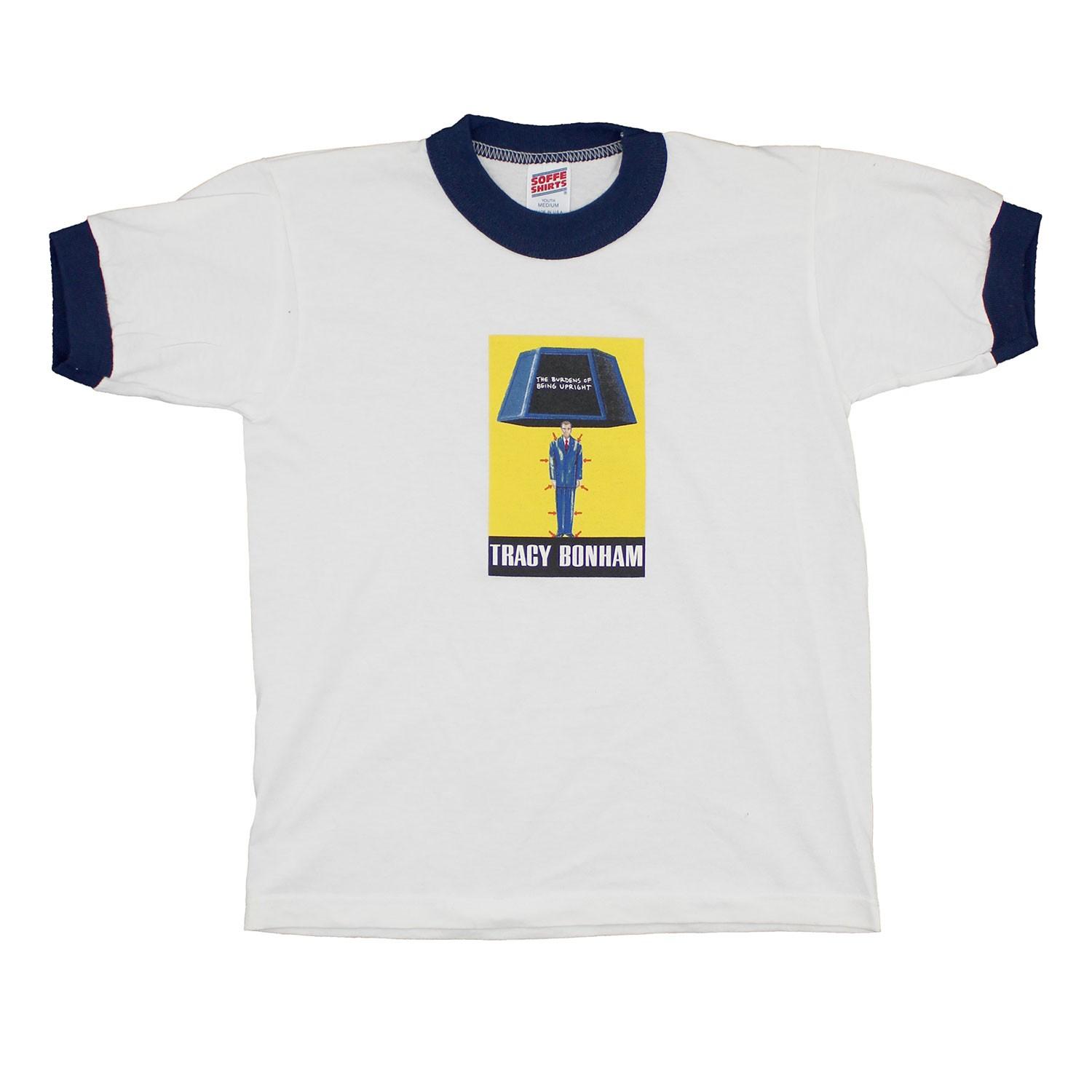 

Boys Tracy Bonham Burden Ringer Youth Tee T-Shirt Mens Womens Tees Top Youth White S