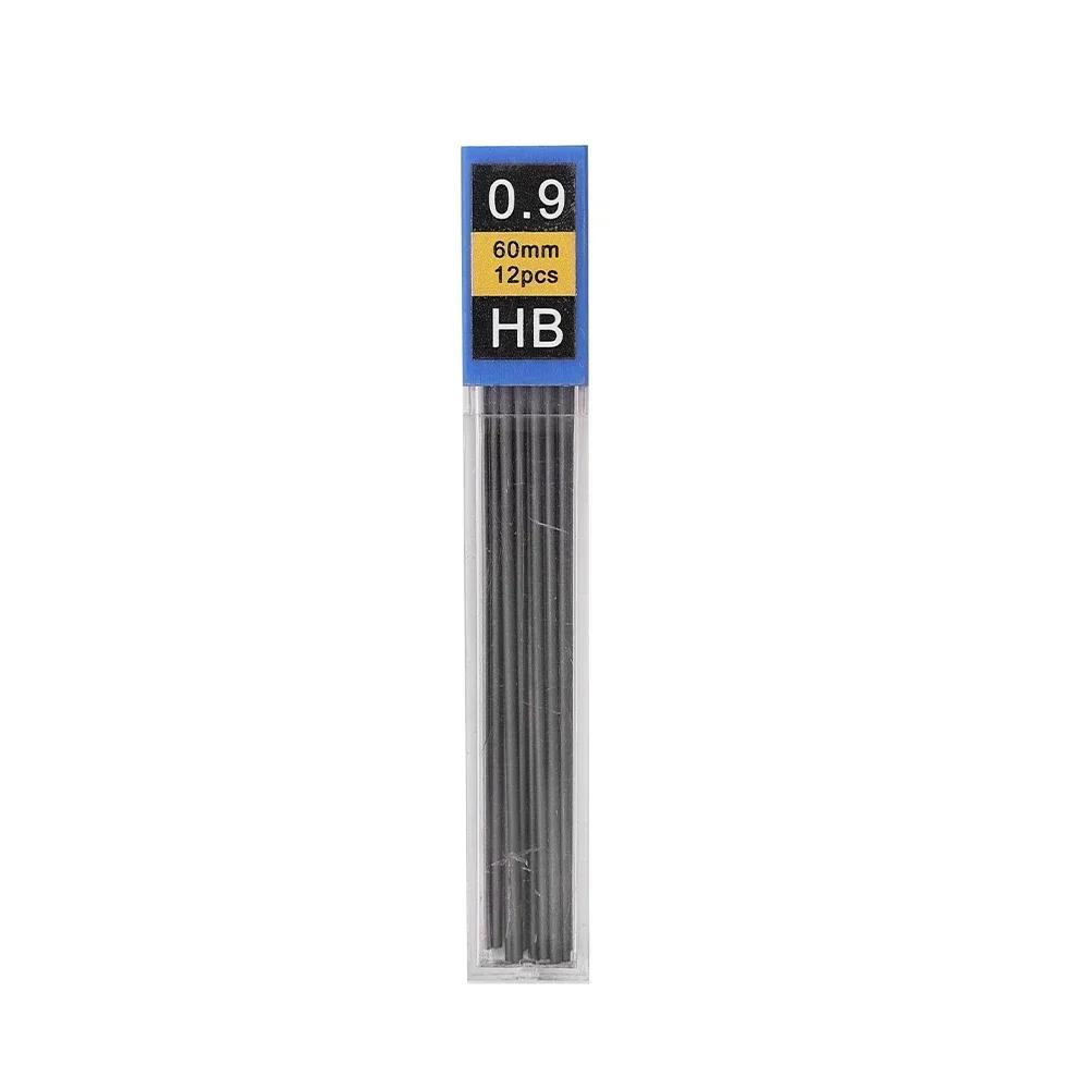 0.3/0.5/0.7/0.9/1.3/2.0mm Metal Mechanical Pencils Lead Refills Break Resistant Drawing Automatic HB Pen Refills School Supplies