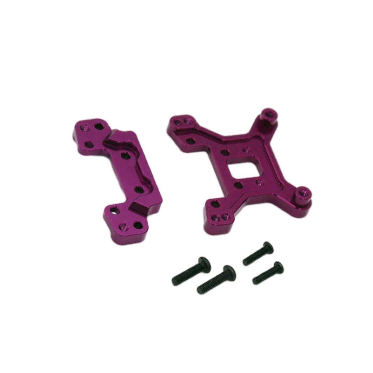

RC Front and Rear Shock Towers Bracket for 124016 Trucks Spare Parts Strong and Stabilizing Control Plate