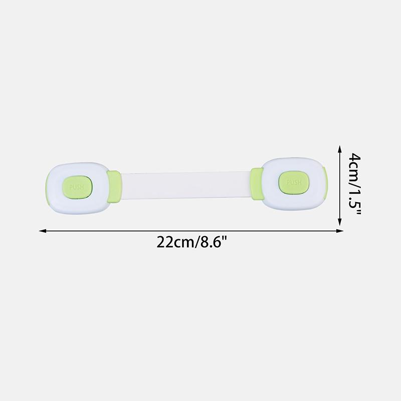 Baby Safety Lock Drawer Child Safety Cabinet Locks Adhesive Cabinet Drawer Door Latches Baby Safe Straps