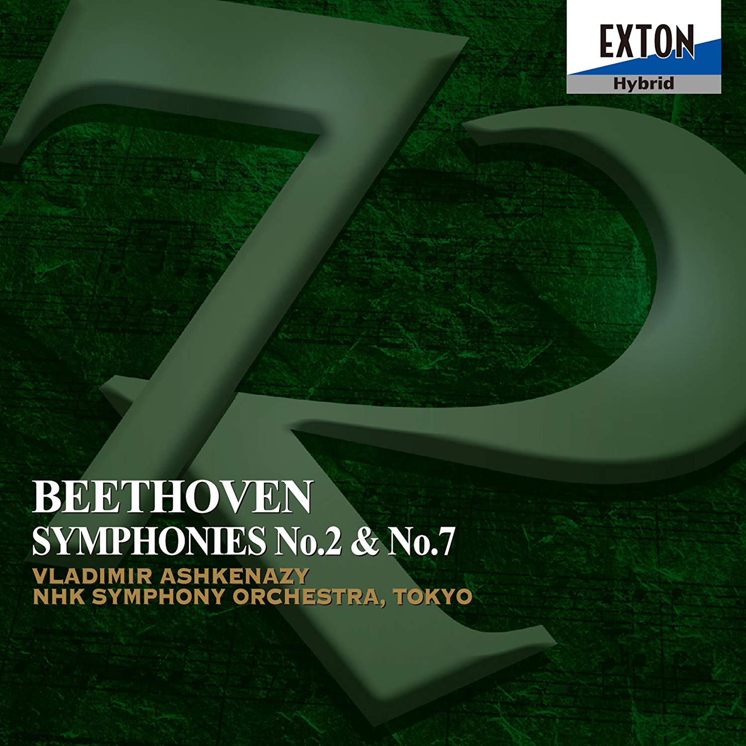 

CD VLADIMIR ASHKENAZY BEETHOVENSYMPHONIES NO.2 NO.7SAC OVCL327 2008 Japan Obi Classical