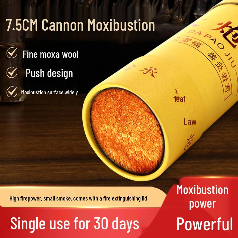 Large Nanyang Moxa Wool Sticks & Cones: 7cm Thickened Moxibustion Helpers