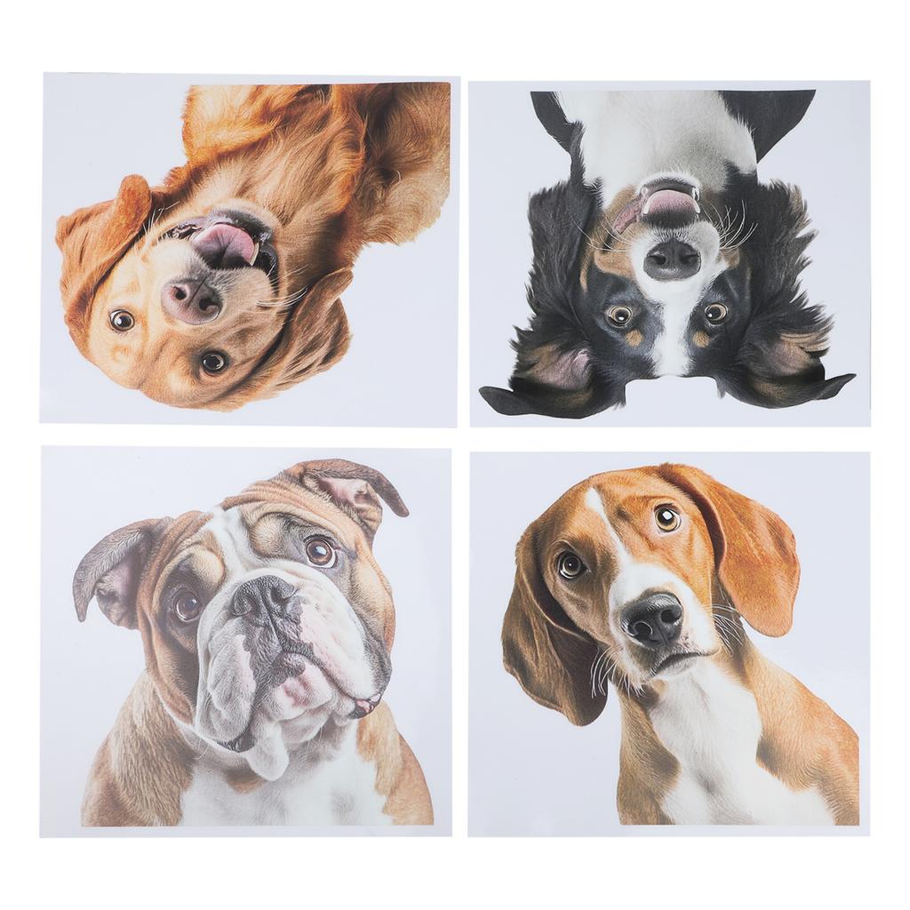 Dog Window Decals Lifelike Stickers Charming Window Decals