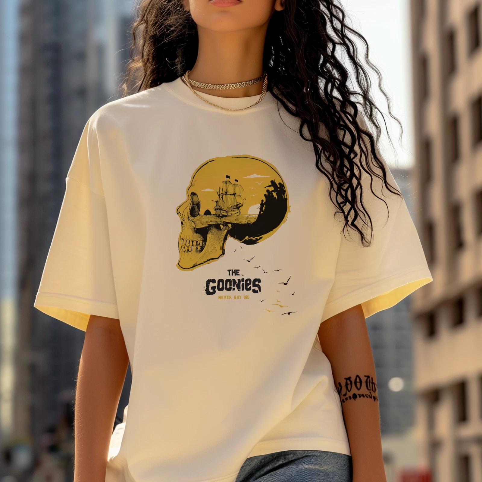 The Goonies T shirt - Never Say Die Skull M