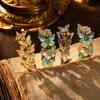 Creative Metal Butterfly Bookmark Chinese Style Decorative Bookmark  Reading Accessory