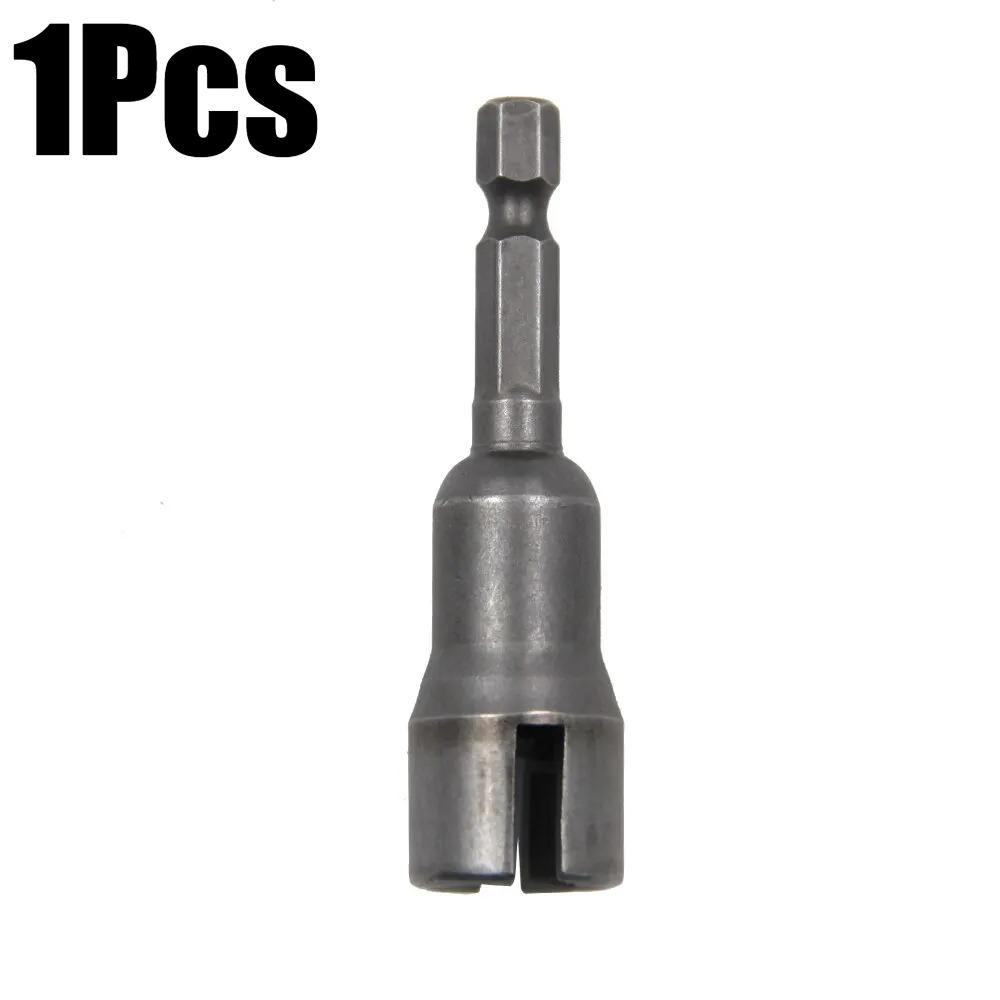 Natural Slotted Butterfly Hole Socket Wrench – Wing Nut Socket Tool with 65mm Hexagonal Handle for Electric Screwdriver