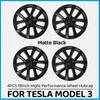 4PCS Hubcap Set for Tesla Model 3 18inch Hub Caps Replacement Wheel Cap Full Rim Cover Accessories US
