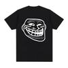 2026 Troll Face Memes Angry Man Issues Funny Meme Cotton TShirt Women Vintage Fashion Harajuku TShirt Vintage Streetwear