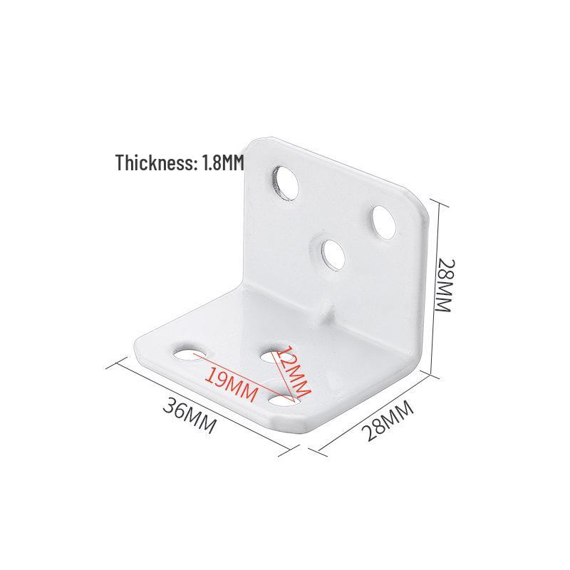 90° L-Shaped Angle Bracket for Table, Chair, Cabinet, and Shelf Support