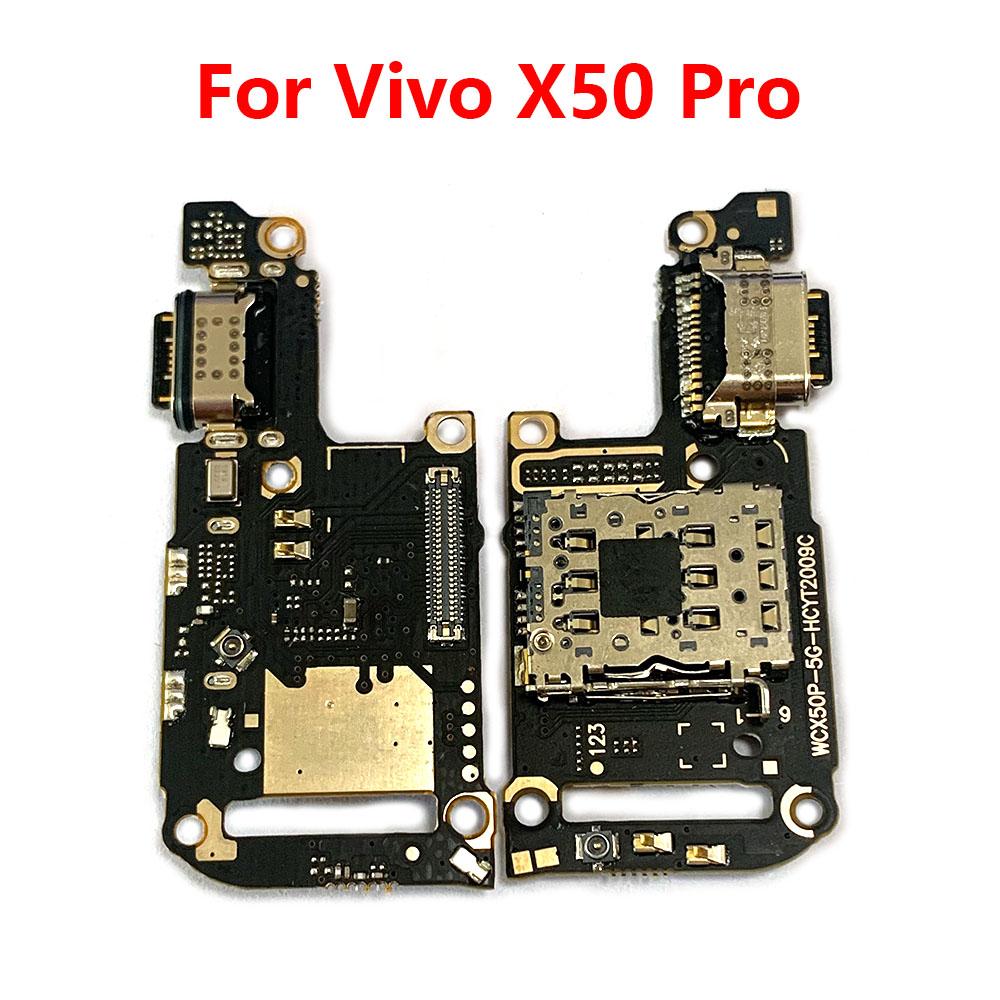 For Vivo X50 Pro USB Charging Board Dock Port Microphone Module Flex Cable