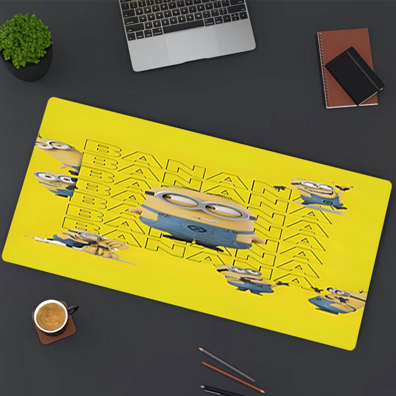 Minions Print Mouse Pad, for Keyboard Pad Laptop PC Mat for Office Home Use, Desk Decor, Perfect Birthday Gift for Gamers