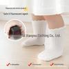 Infant Class A White Lace Princess Socks for 0-3 Years, Mid-Calf, Cotton, Suitable for Spring To Summer.