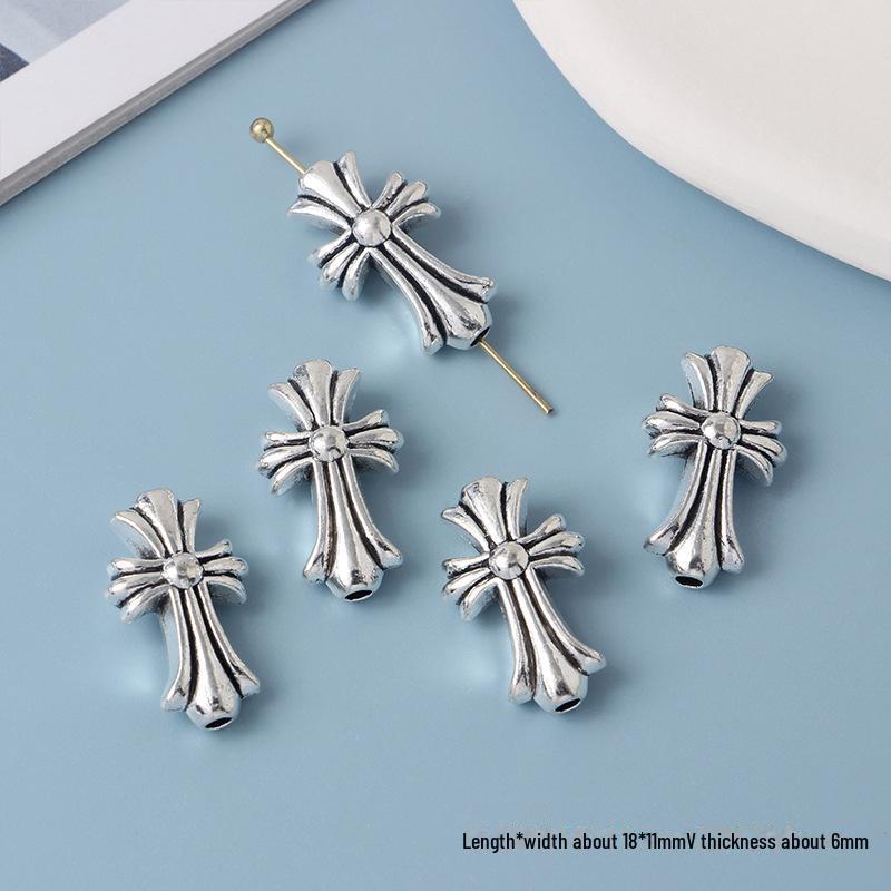 Συλλογή Κοσμημάτων με Χάντρες από Κράμα Cross Knight Our Lady: Χειροποίητα DIY βραχιόλια, κολιέ και σκουλαρίκια υλικά