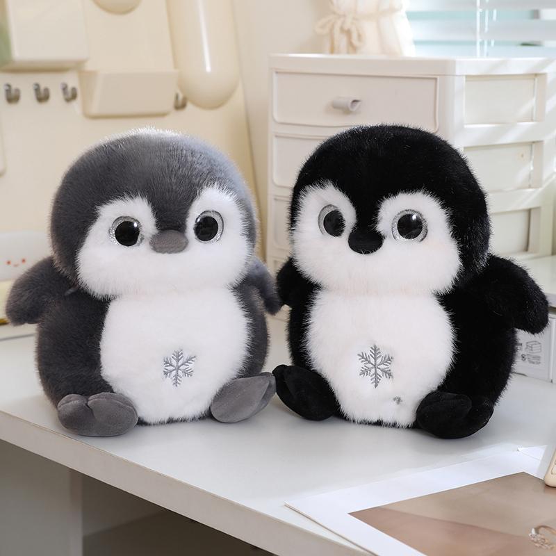 New Soft Fat Penguin Plush Stuffed Toy Cute Penguin Fur Doll Toy Home Decoration Toy Birthday Gift 25cm 35cm