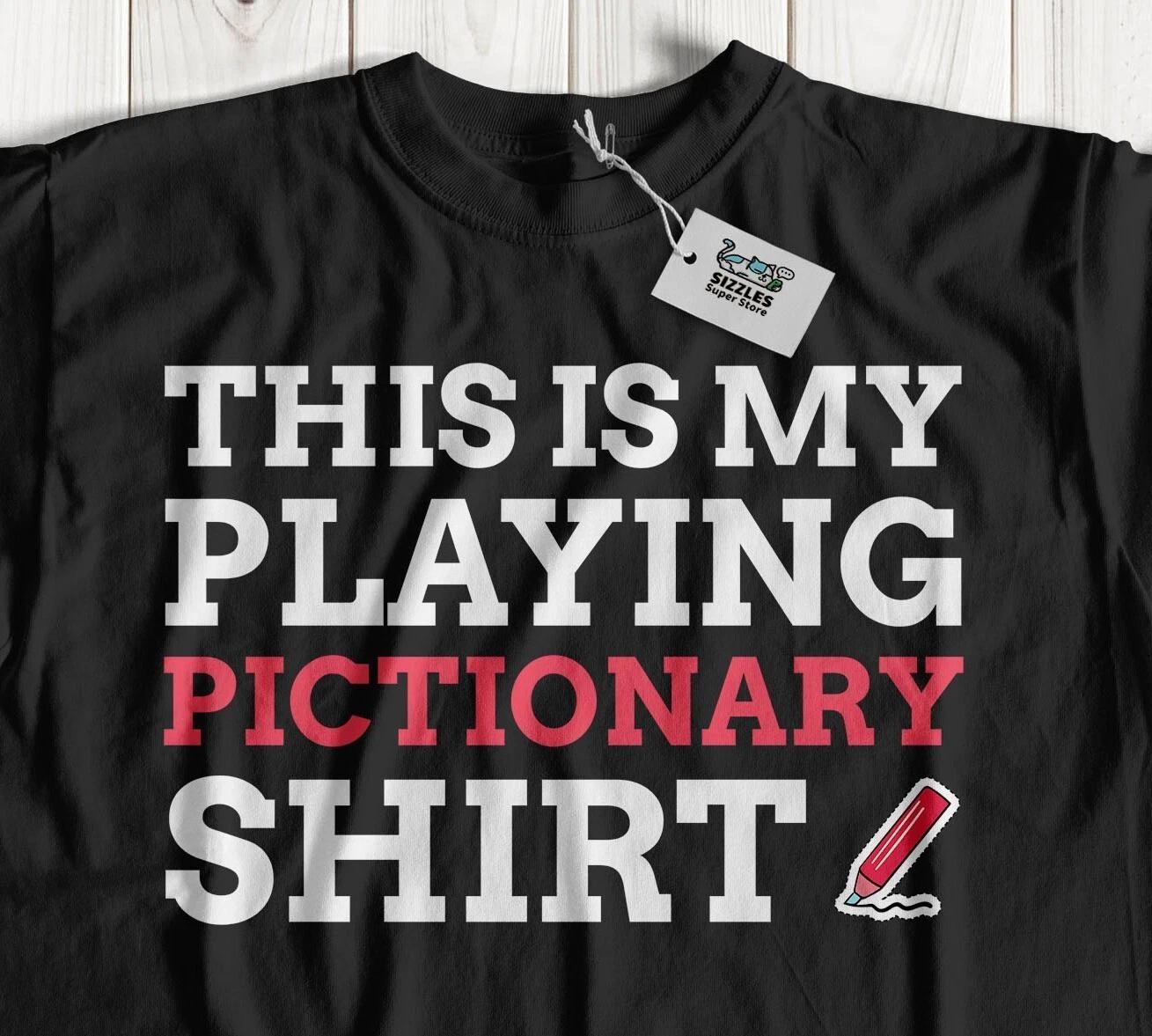 This Is My Playing Pictionary T-Shirt Unisex Funny Family Board Games Night Gift 3XL