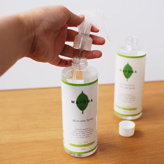 WAFONA Set Rechargeable de pour Corps Entier et Désodorisant Tout-en-Un Spray, Bouteille, 300ml, 2, Soin, Désinfectant, (Fournitures pour chiens)