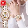 OLEVS Brand Watch Ceramic Fritillary Butterfly Mechanical Watch Fashion Women's Watch Women's Watch