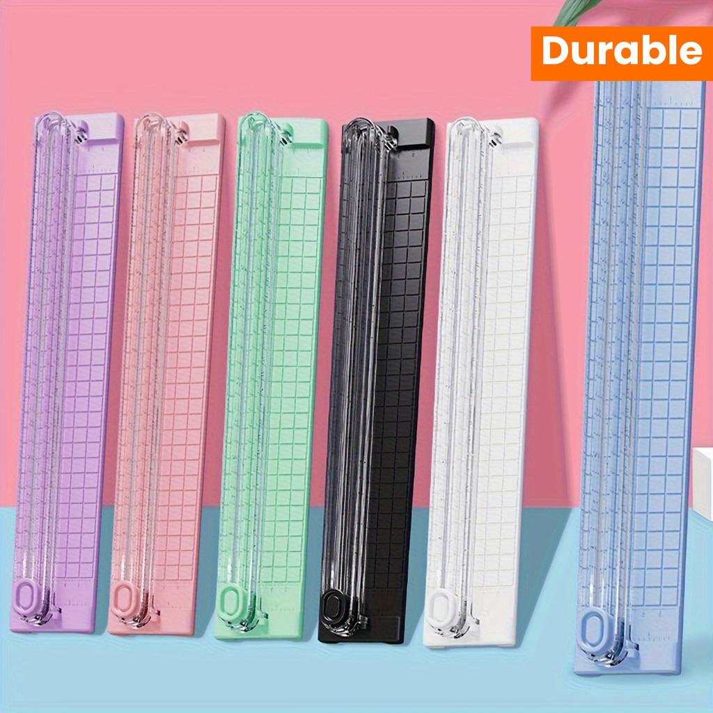 1pc Portable Multifunctional A3 Paper Cutter - Precise Cutting, Random Color, Compact Design, Uncharged, No Electronic Components