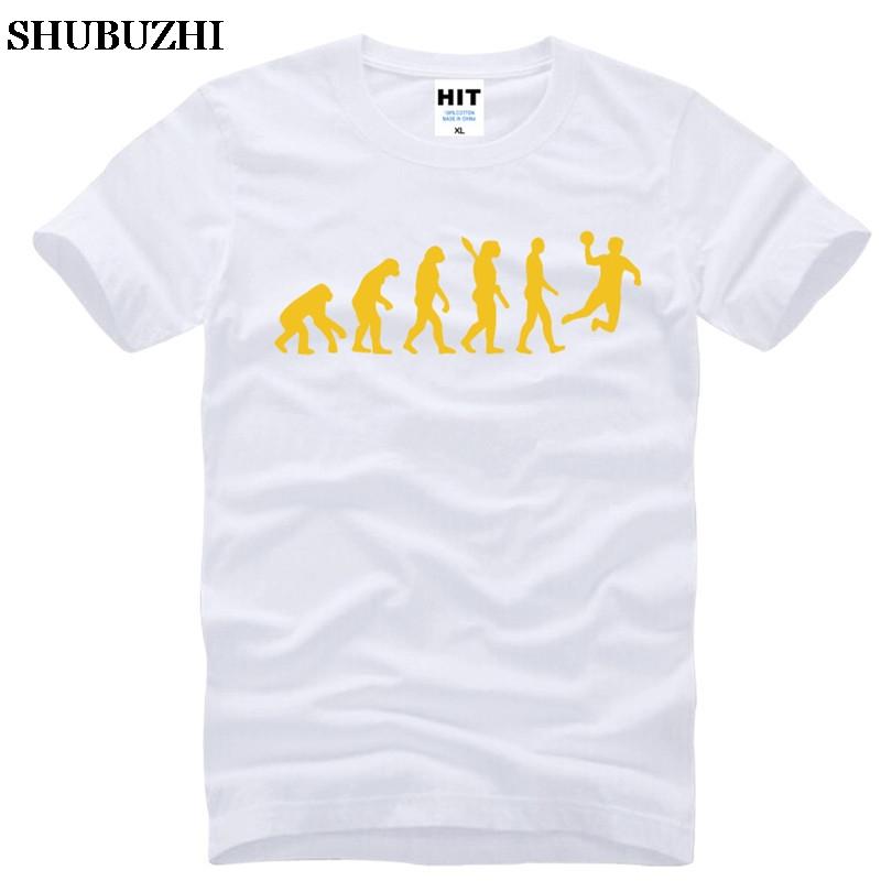 Evolution Handball T Shirt Unisex Summer Short Sleeve Fashion Cotton Cool Evolution T-Shirt   Shubuzhi Top Tees Unisex T-shirt