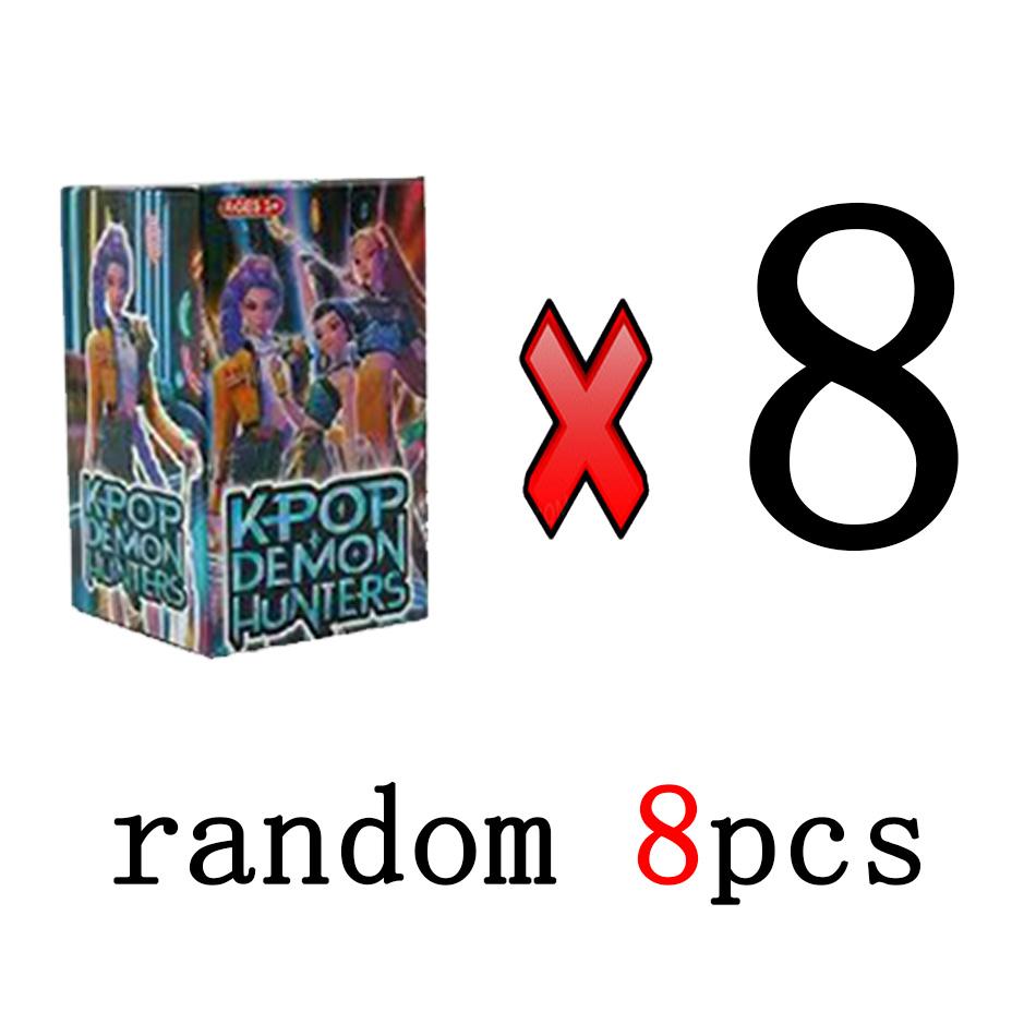 Anime Kpop Demon Hunters blind box Action Figure Toys Derpys Tiger Ranimeumi Mira Zoey Sussy Figurine Doll For Fans Gift