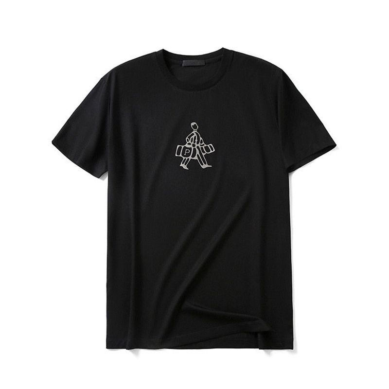 Cuprammonuium Soft Cotton Mercerized Cotton Cool Short-Sleeved T-shirt Men's Summer New Clothes Export Men's Ice-Feeling T-shirt