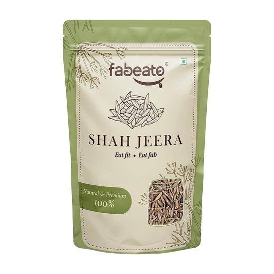 Fabeato Naturlig Premium Färsk Svart Kummin för Indisk Matlagning 200 gram| Kumminfrön | Afghansk Spiskummin| Kunglig Spiskummin| Biriyani Spiskummin