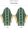Retro Unisex Lapel Batwing Sleeve Costume Robe for Halloween Performance