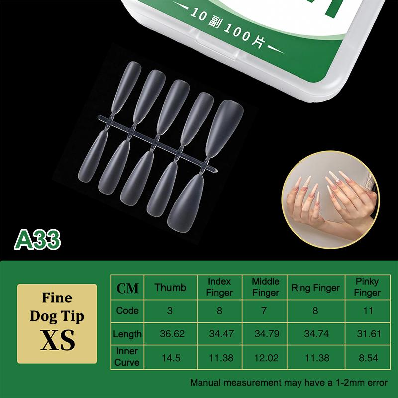 100Pcs/Box Matte Fake Nails No Polishing Press On False Nails Medium Short Design High Matt Soft Gel Nail Tips For Extension