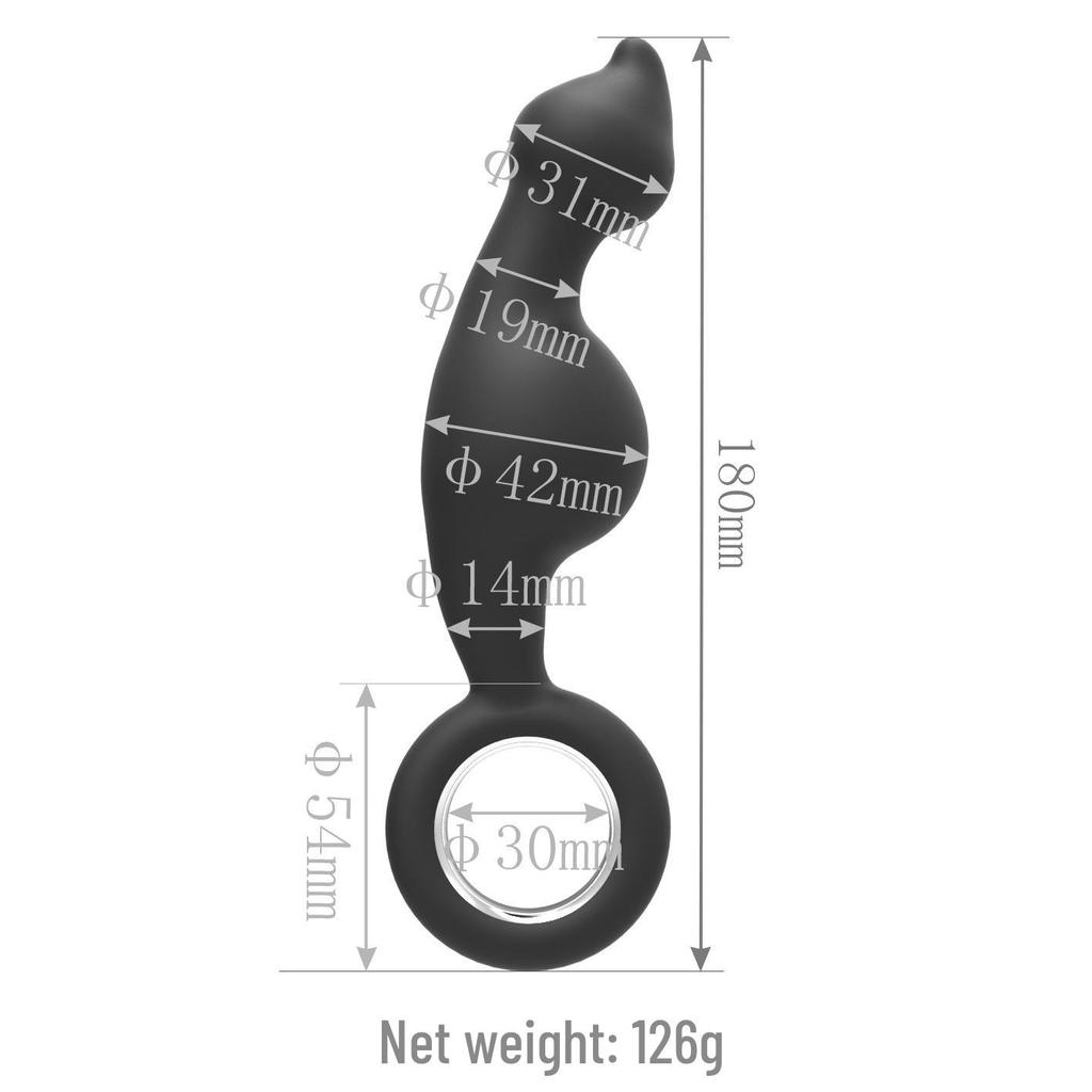 Outdoor Anal Plug and Prostate Massager for Men - Delay and Locking Wear for Rear Garden Activities