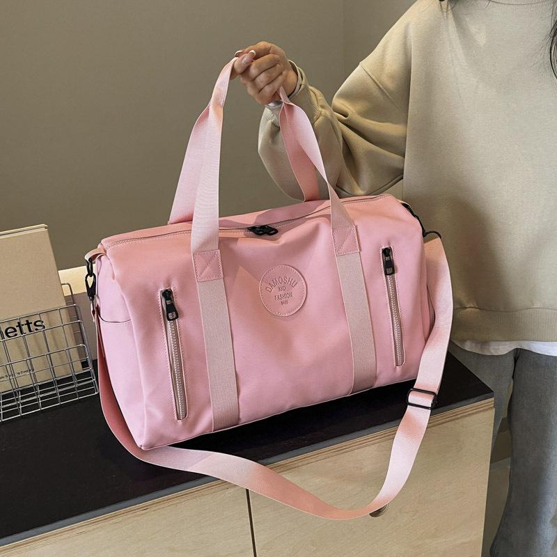 Casual large-capacity messenger bag women's 2025 new portable handbag simple shoulder travel bag