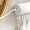 Rechargeable Toothbrush Holder with UVC Disinfectant Dryer Design Space Saving Wall Mounted Bathroom Toothbrush Organizer