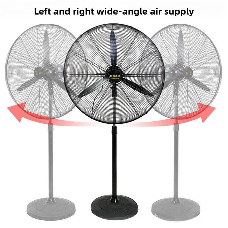 High Power Industrial Fan Wall Hanging Vertical Electric Fan Portable Home Commercial Factory Shaking Head Fan
