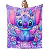Stitch Flannel Blanket Star Baby Blanket Air Conditioning Blanket Nap Blanket Flannel Blanket Cross Border