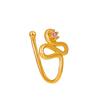 Non Perforated U-Shaped Nose Clip Copper Inlaid Zircon Star Shaped Heart Crown Nose Ring Nose Decoration Puncture Decoration