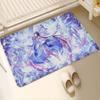 Genshin Impact Columbina Anime Hallway Carpet Non-Slip Laundry Room Mat Laundry Decor Balcony Child Living Room Bedside AreaRugs