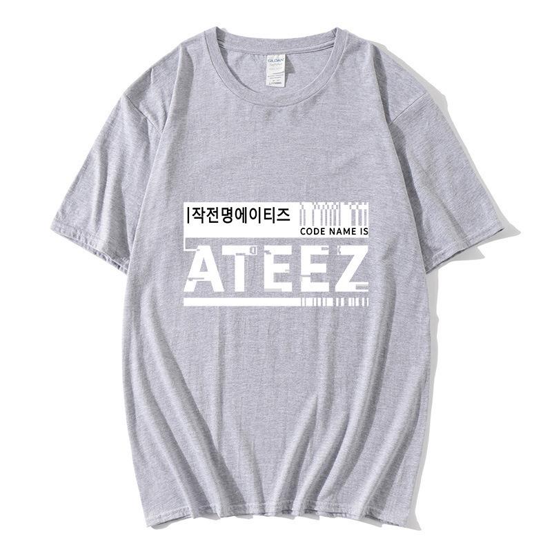 New men's and women's short-sleeved T-shirt ATEEZ trendy fashion casual crew neck, teen T