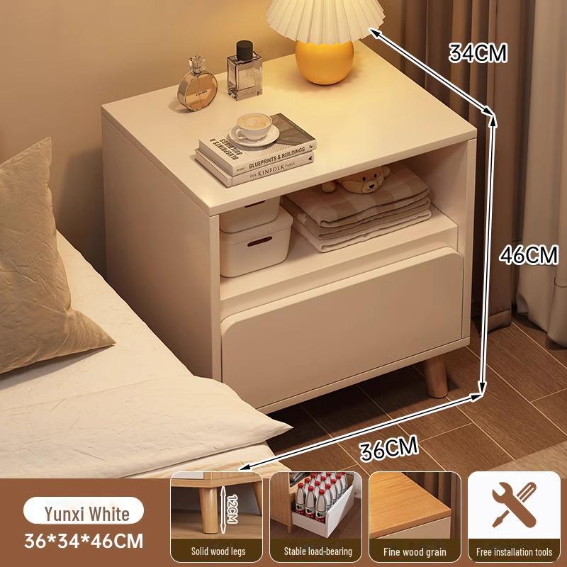 Modern Bedside Storage Cabinet for Bedrooms and Rentals