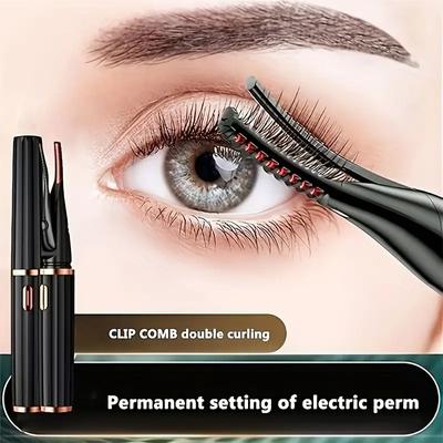 Naturally Curled Electric Eyelash Curler Intelligent Temperature Control Styling Make Up Eyelashes Curl Lasting Lash Curler Tool