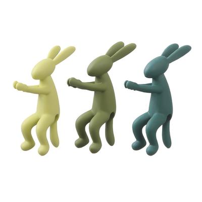 Rabbit Shape Plant Support Holder Regulable Garden Stake for Indoor Outdoor Plant Safe Durability Kids Gardening Tool