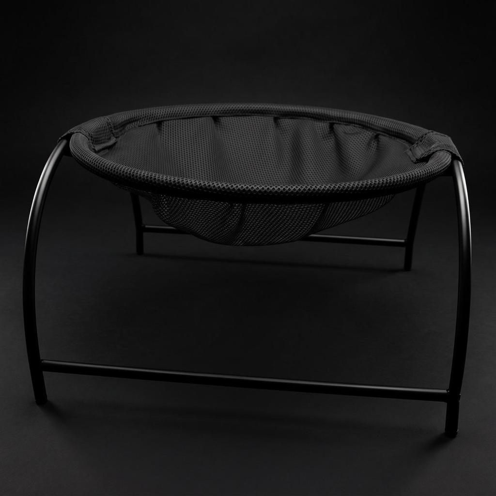 Cat Bed with Metal Stand Breathable Mesh Sling Long-Lasting for Indoor, Cats