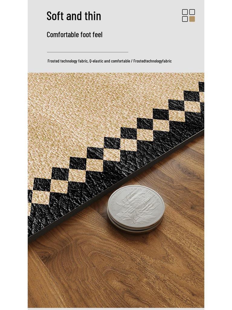 American Retro Diatom Mud Water-Absorbing Non-Slip Kitchen Floor Mat