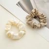 1Pc Small 7cm Hair Ring Silk Satin Hair Scrunchies Simple Versatile Ponytail Holder Sweet Solid Color Headwear Accessories Women