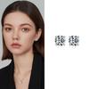 (Gra Warranty) 1-carat Excellent Grade D Color Moissanite Diamond Necklace and Earrings Set