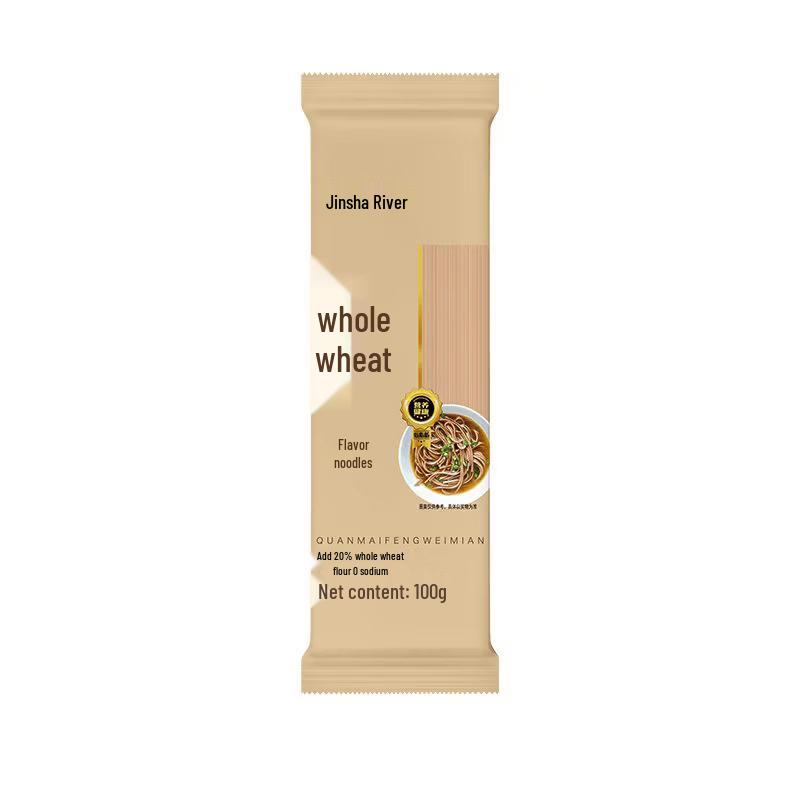 Jinshahe Whole Wheat Salt-Free Noodles (5x100g)