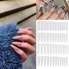 Coffin Shape Sandwich Nail Forms Ultra-Thin False Nails Nail Tips  for Profional Use In Nail Salons