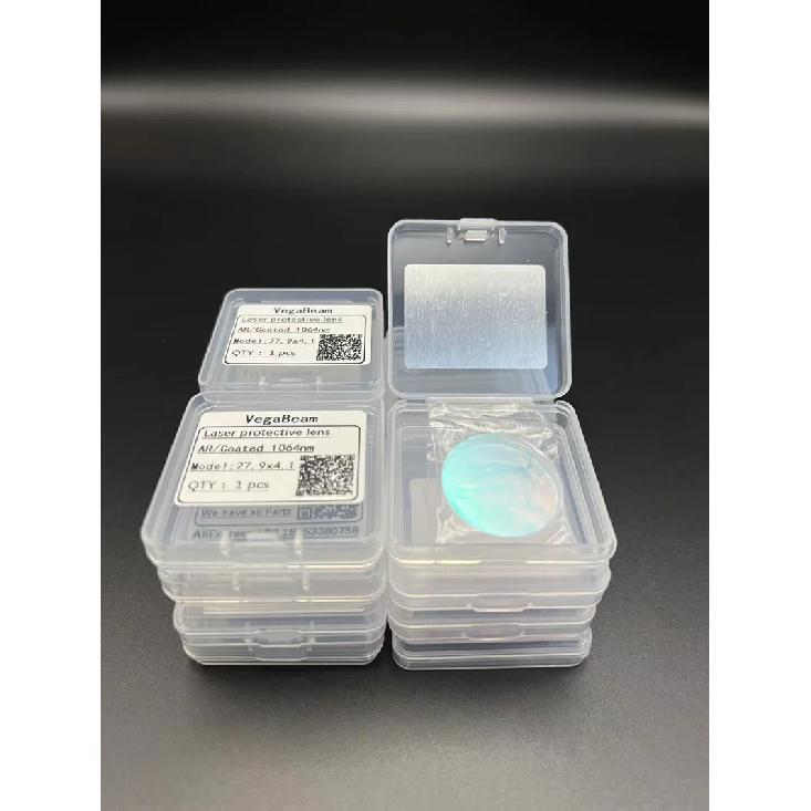 10 PCS set Raytools Original Protective Lens 37x7mm Laser Optical Protection Windows 27.9x4.1mm 211LCG0020 Fiber Cut Head Parts