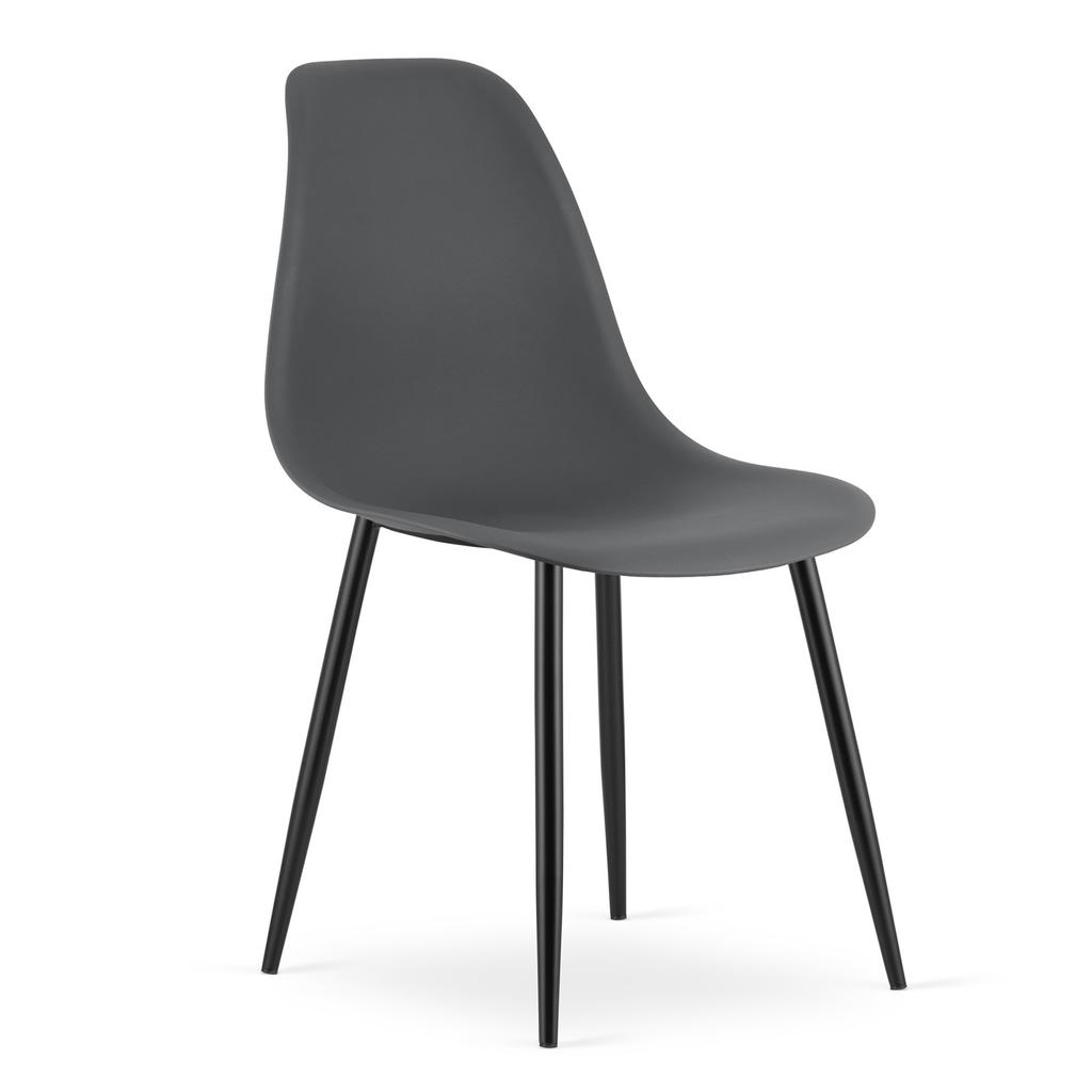 WAT chair dark gray / black legs x 1