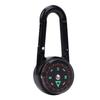 Keychain Compass with Built in Thermometer Small Pocket Carabiner Clip On Compass Navigation Tool for Backpack Hiking