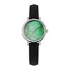 Flowery Time Solar 3 ATM Water Mineral Green [AngelHeart] Watch, Powered, Resistant, Glass, Mother-of-Pearl Dial, OAA25S-BK-PGR-AM, Women's