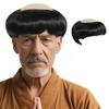 Dress Up Short Straight Bald Head Wigs Anime Halloween Balding Wig  Role Play